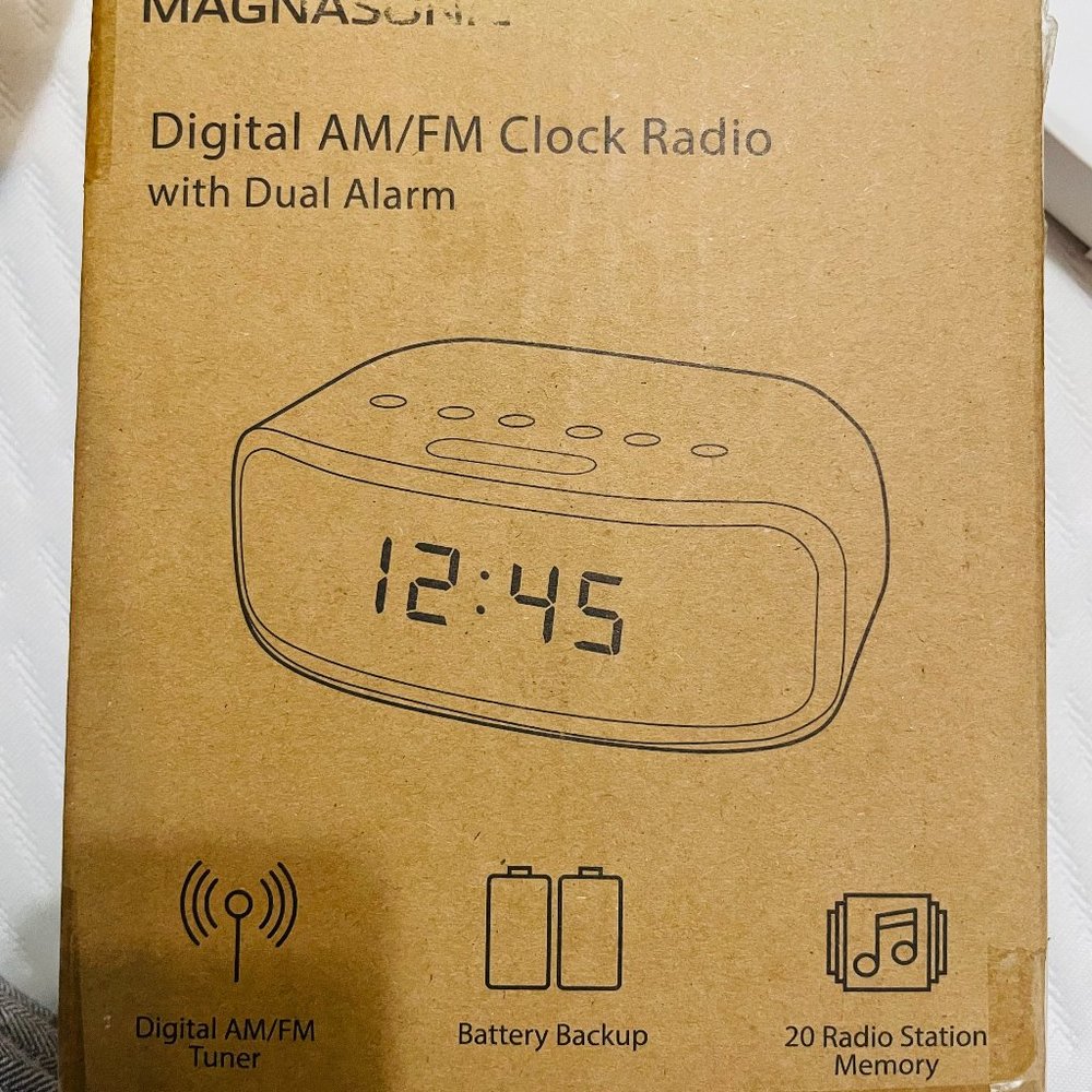 alarm clock with radio